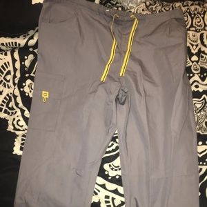 Grey XL medical Scrub Pants